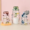 The new cartoon water cup has a high appearance level. The 2024 new school-specific summer portable and cute children's cup shoulder strap details Picture
